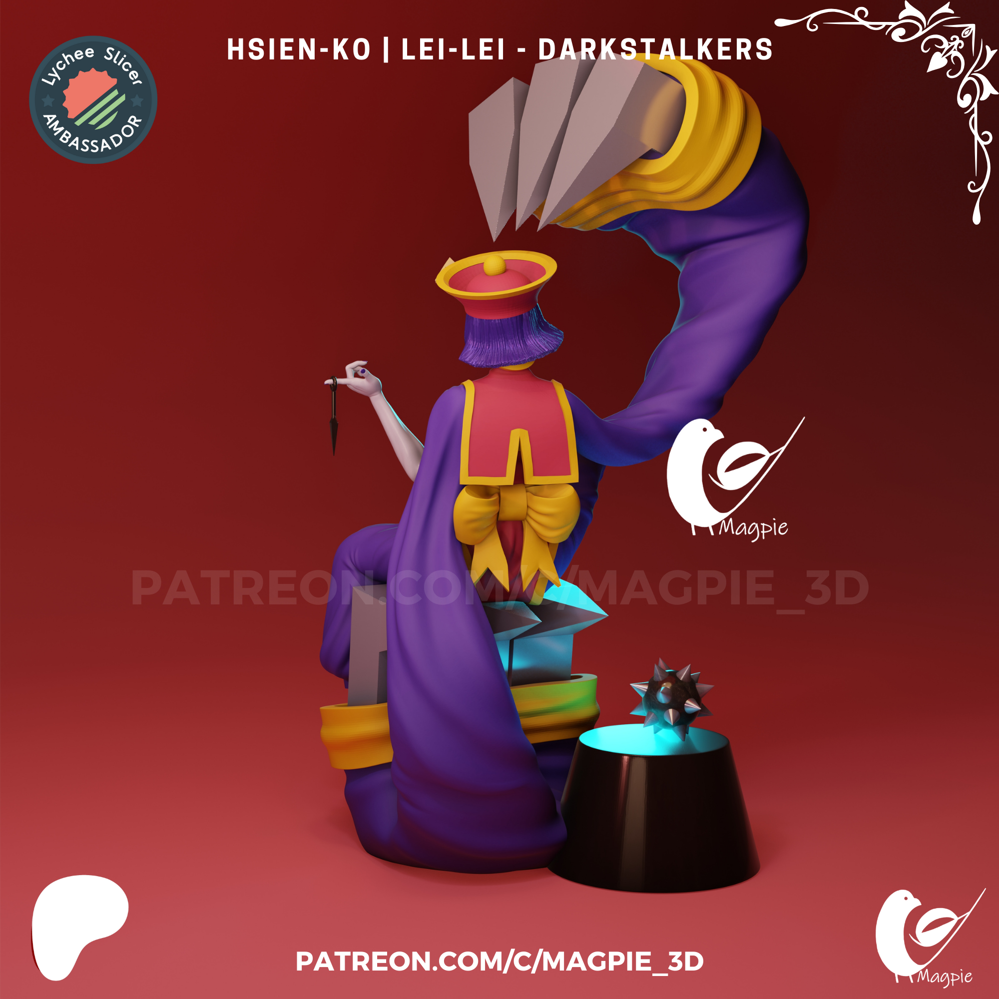 Hsien-Ko - Lei-Lei - Darkstalkers MagPie_3d 07
